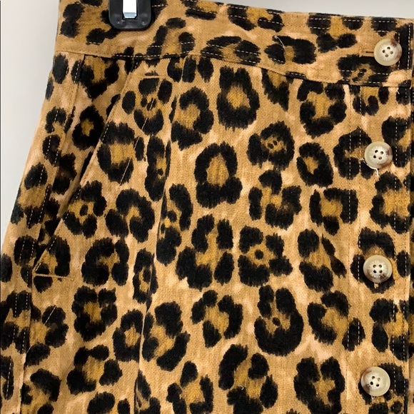 RALPH LAUREN LEOPARD PRINT SKIRT - Picture 2 of 8